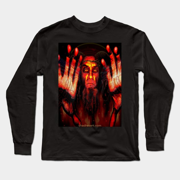 RED ON YOU Long Sleeve T-Shirt by Chad Rev Art